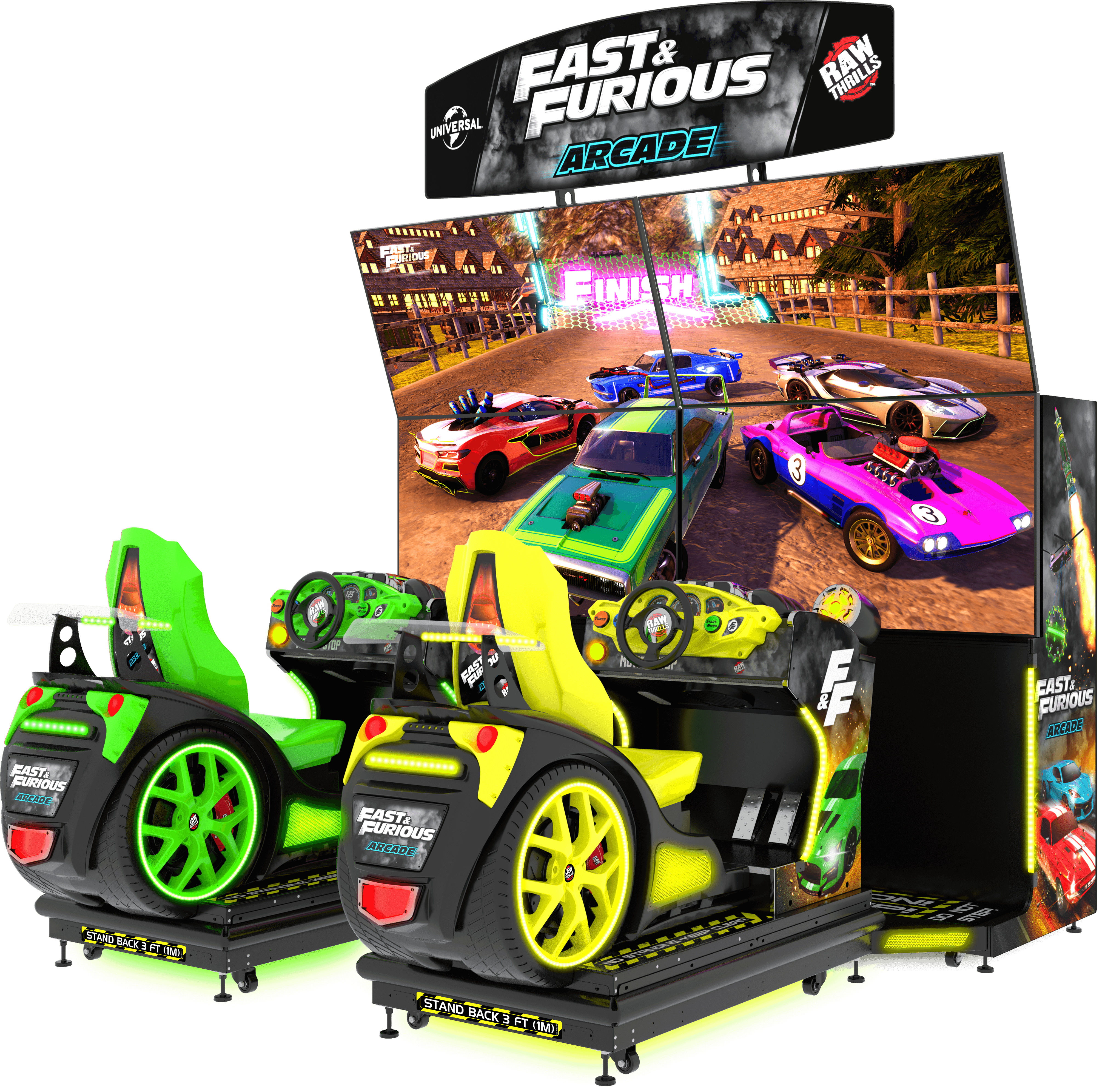 The Fast & The Furious Deluxe Arcade Machine