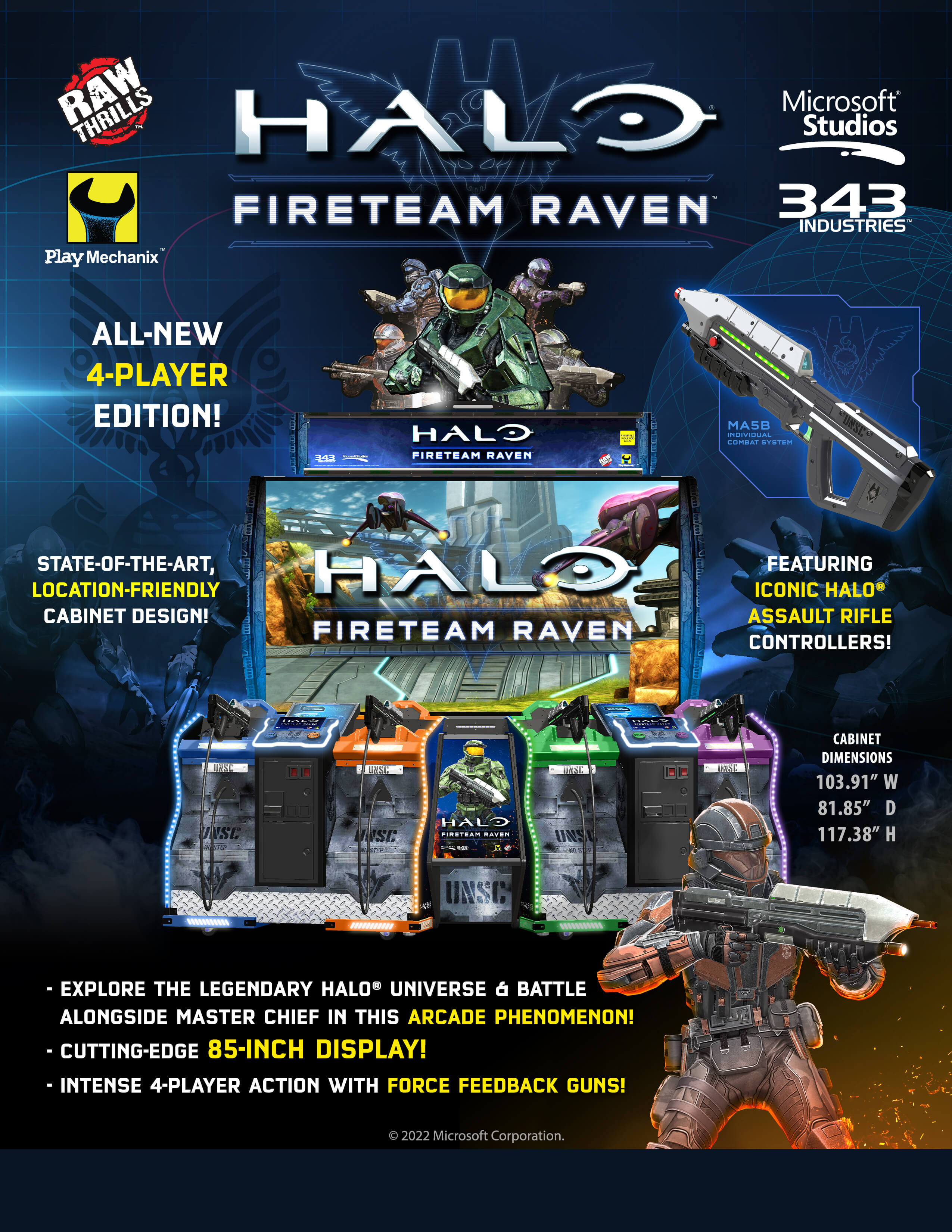 Halo® Fireteam Raven™ – Raw Thrills, Inc.